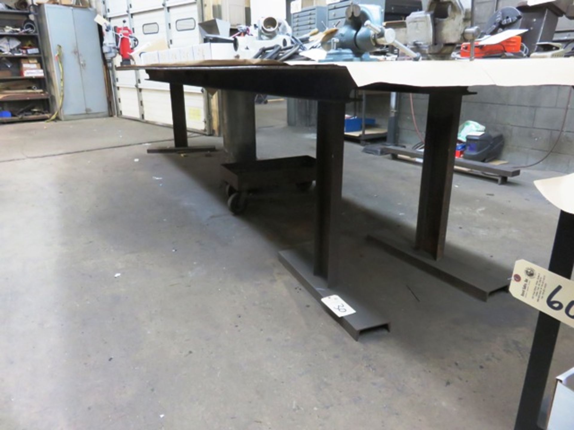 4' x 16' x 1/2'' Welding Table (no removal until Friday, 12/9)