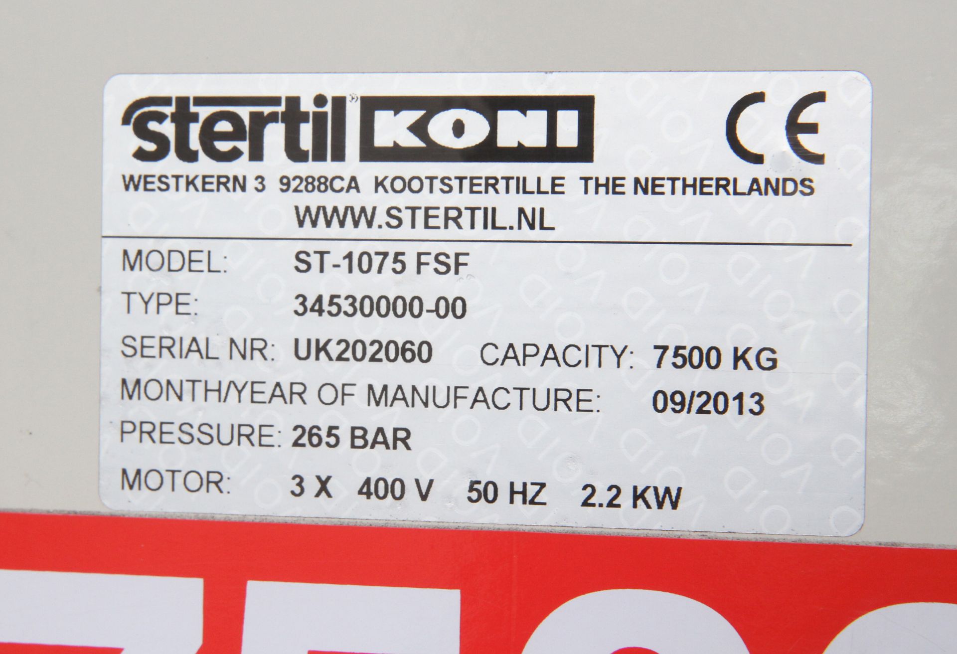 Stertil Koni Mobile Column Lifts (Cabled) - Image 15 of 24