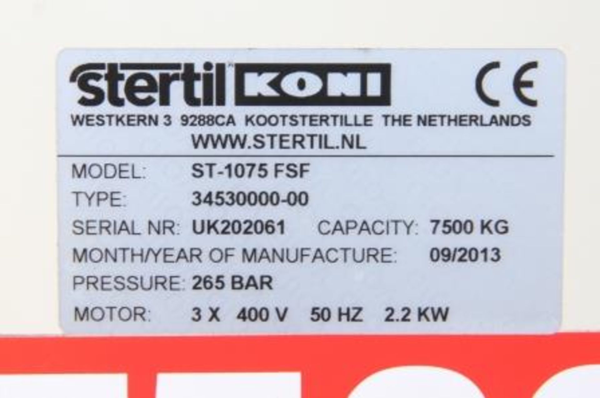Stertil Koni Mobile Column Lifts (Cabled) - Image 16 of 24