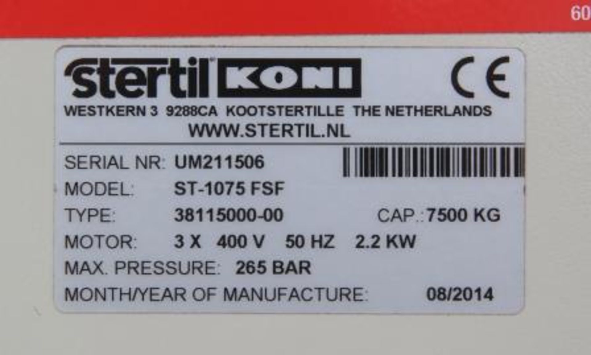 Stertil Koni Mobile Column Lifts (Cabled) - Image 15 of 21