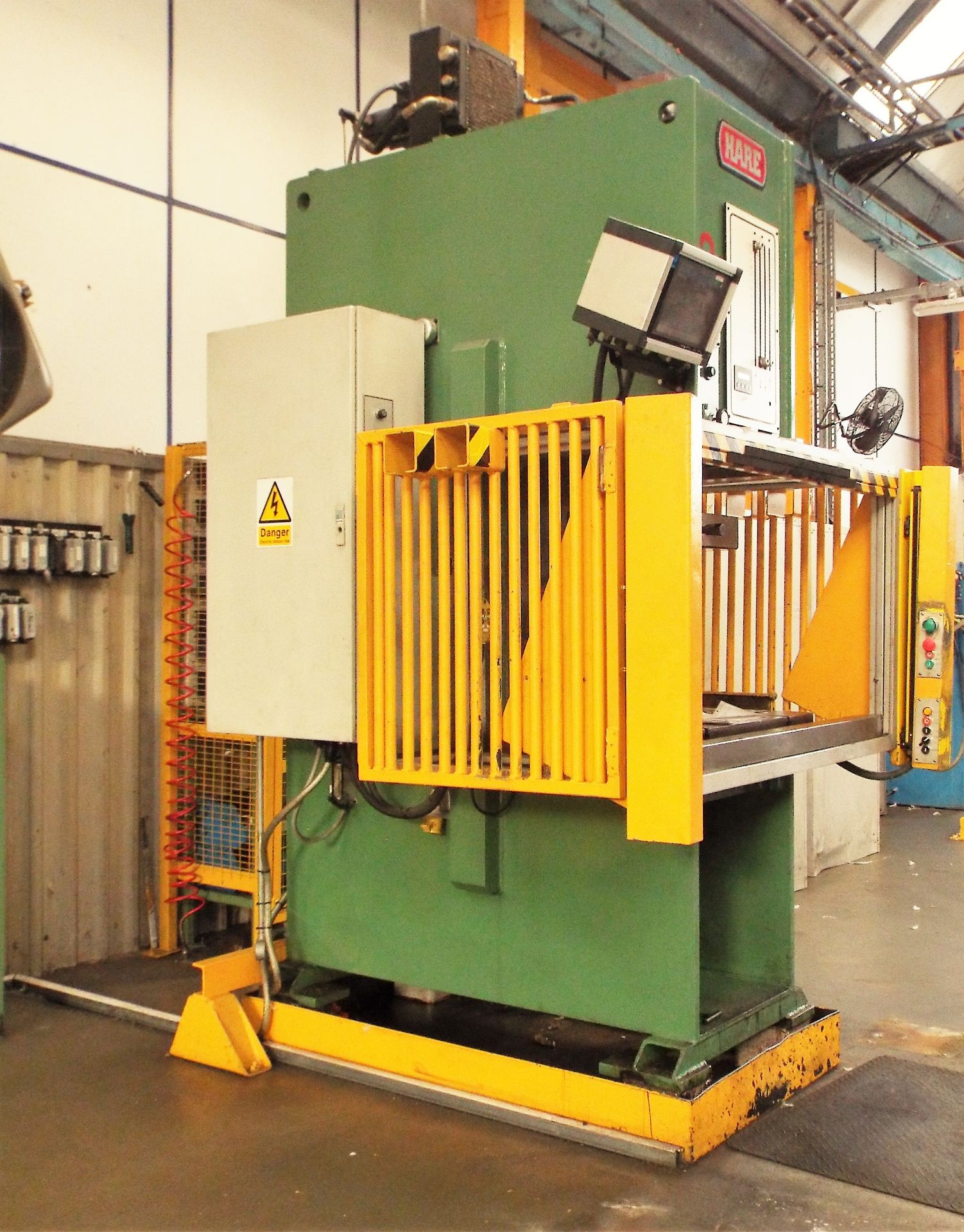 P.J. Hare C Frame Hydraulic Press.