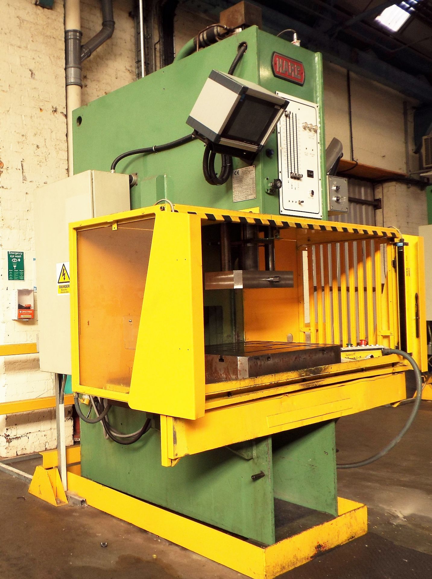 P.J. Hare C Frame Hydraulic Press.