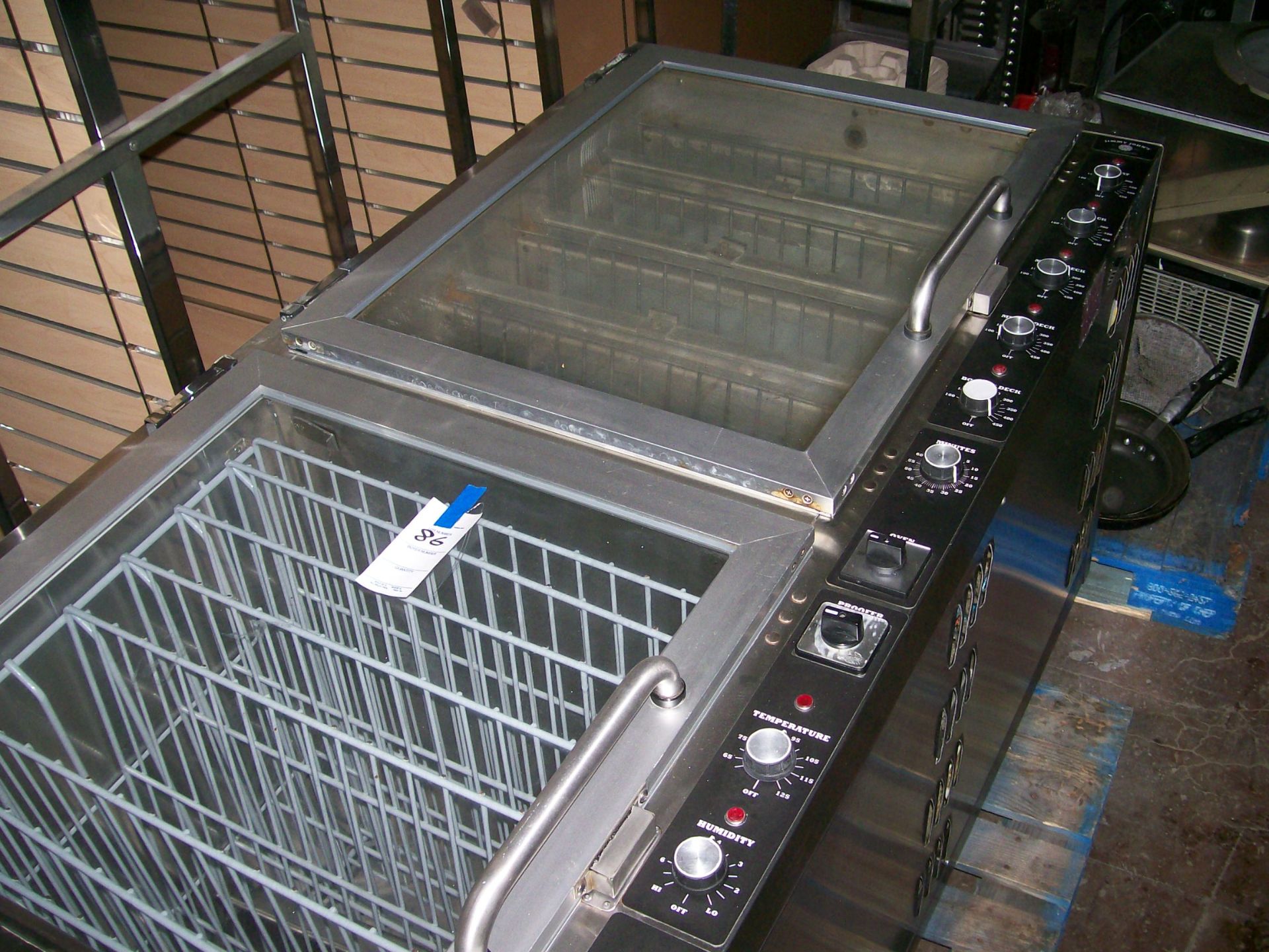 SUPER SYSTEMS PROOFER & OVEN MDL08-4-JJ; SN 11846 W/HUMIDITY; TOPIS OVEN 100-145 DEGREES BOTTOM - Image 2 of 8