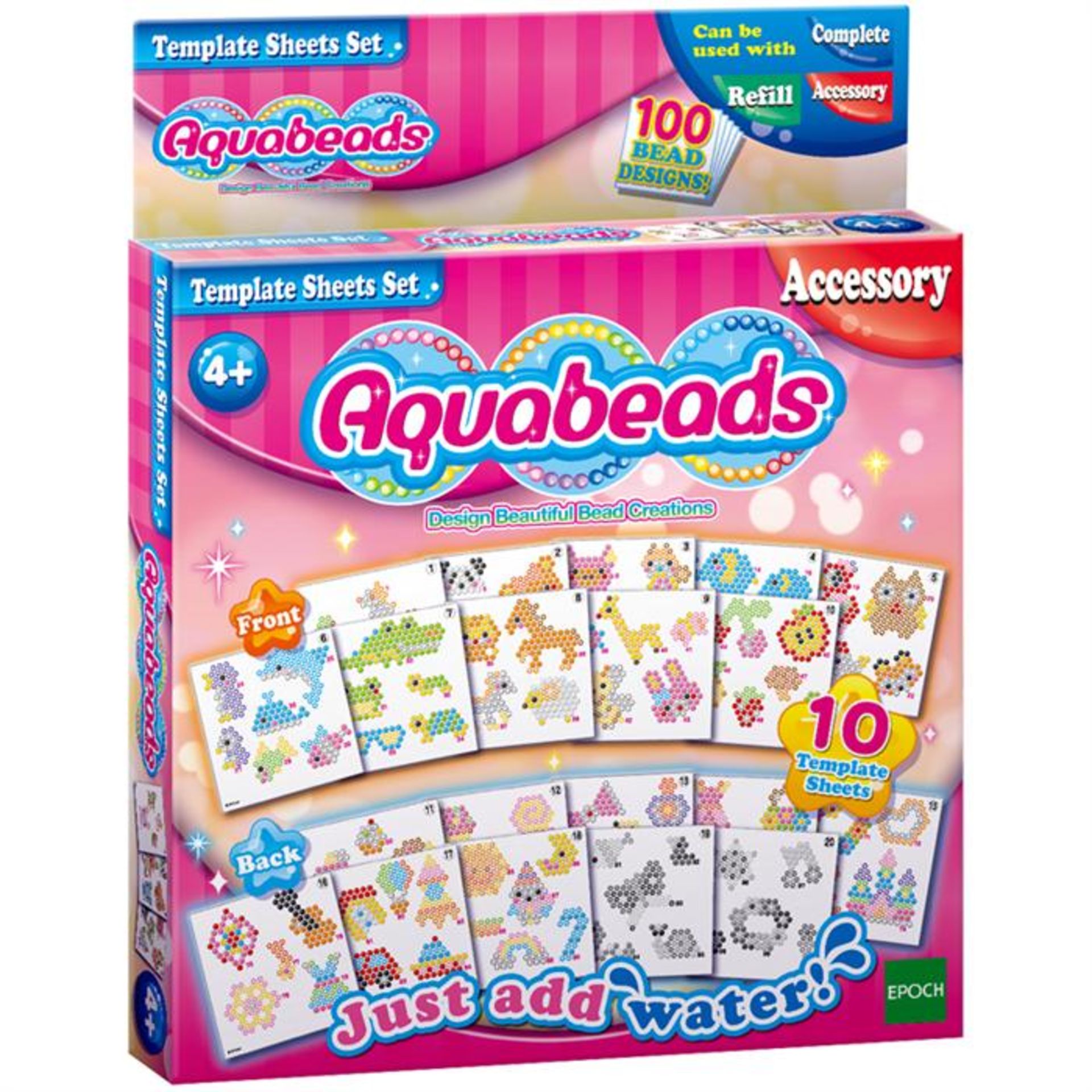 KOKY008 Aquabeads Template Sheets Set