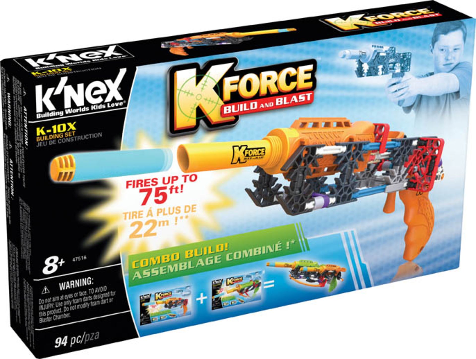 KOKY031 K'Nex K-Force K-10X Building Set 47516