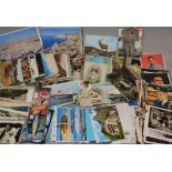 Quantity of assorted postcards including celebrity and landscape examples.