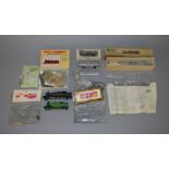 OO Gauge. 2 kit built locomotives, together with 3 unmade kits & other accessories.