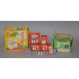 Selection of girls toys: full set of five My Dolly's Kitchen Series tinplate kitchen items (kitchen