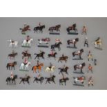 Selection of mounted figures by Britains and DeAgostini. Mostly G-VG. (approx.
