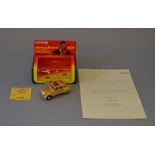 Corgi #272 James Bond 007 'For Your Eyes Only' Citroen 2CV, gold plated by Strada,