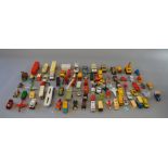 Quantity of assorted unboxed diecast, mostly Matchbox but includes Corgi and similar, playworn - G.