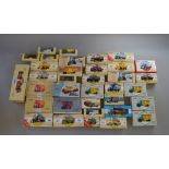35 Corgi boxed commercial vehicle models including Heavy Haulage etc, some fading to boxes.