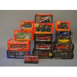 15 assorted boxed diecast models including Britains, Maisto etc, varying scales and conditions.