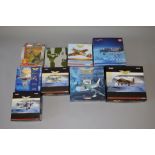 9 Corgi Aviation Archive and similar models including Gemini and Hobby Master, boxed.