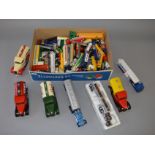Good lot of assorted unboxed plastic and diecast fuel carrier models including Corgi, Joal,