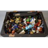 Good quantity of playworn diecast models, includes: Hot Wheels; Corgi; Matchbox; etc. All unboxed.