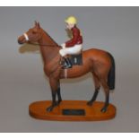 Beswick Connoisseur model of Red Rum with Brian Fletcher Up