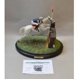 4 Country Artists Racing figures including Arkle,