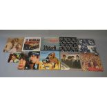9 Assorted LPs including Rolling Stones, The Kinks and Fleetwood Mac.