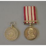A Naval General Service medal to 184419 J. C. H Edgecombe LG. Sean.