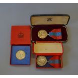 Two cased Imperial Service Medals to Redvers Charles Hicks and Thomas Mounce Bird together with a