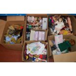 Large quantity of dolls and toys (5 boxes)