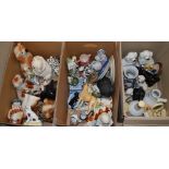 3 boxes of assorted china and bric-a-brac