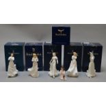 6 boxed Royal Doulton ladies: HN3124; HN3390; HN3491; HN3730; HN3388; HN3389.