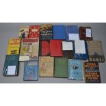 Collection of assorted books including early and possible first editions by Arthur Conan Doyle,