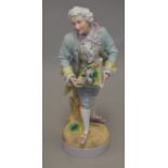 A German Victorian era figure marked "M II" to base. Height 40cm.