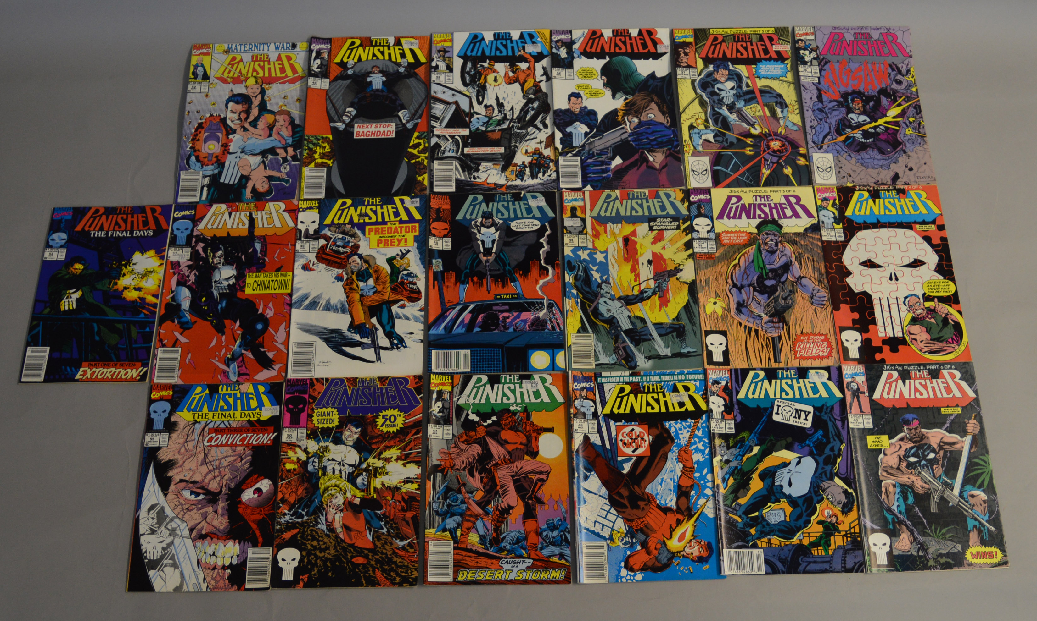 A collection of Marvel's Punisher comics. - Image 2 of 2