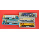 Five Tekno 1:50 scale haulage models. Boxed.