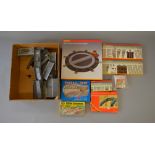 OO Gauge. Quantity of Hornby and other accessories. Includes track packs B, C & D, turntable etc.