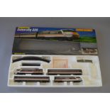 OO Gauge. Hornby R.696 Intercity 225 train set, missing controller & some track pieces. G in F box.