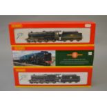 OO Gauge. Hornby 3 x super detail locomotives. R.2360 BR 5MT 44762 weathered edition, R.