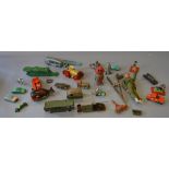 Mixed lot of tinplate and diecast toys,