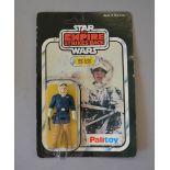 Palitoy Star Wars The Empire Strikes Back Han Solo (Hoth Outfit) on 30B back card.