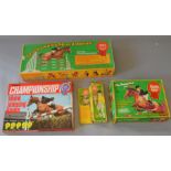 Pedigree Happy Time Anna Super Starter Pack together with The Champions horse etc (4)