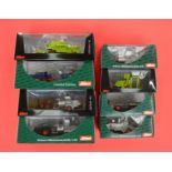 Eight Schuco agricultural diecast models: 002648; 450298800; 02642; 02985; 450298600; 02987; 02785;