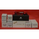 Nine assorted diecast models, includes: Franklin Mint 1957 Studebaker; Matchbox Collectibles; etc.