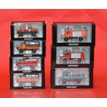 Seven Minichamps diecast models, all commercial vehicles. Boxed and E.