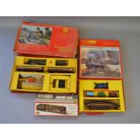 OO Gauge. Tri-ang 2 x part complete train sets. 0-4-0 tank freight & Princess passenger. Overall F.