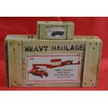 Two Corgi Heavy Haulage 1:50 scale diecast models: CC11102; CC12307. Both boxed and appear E.