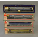 OO Gauge. Lima. 4 x Class 59 diesel locomotives, various liveries. 59201, 59102, 59005 & 59003.