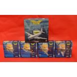 Five Corgi Aviation Archive diecast model military aircraft. Boxed and overall appear E.