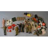 A good quantity of vintage Action Man accessories including a Liverpool Football Kit together with