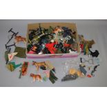 Very good quantity of Palitoy Action Man clothing and accessories, includes weapons and dogs. F-G+.