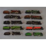 OO Gauge. Tri-ang & Hornby. 10 x unboxed tender locomotives.