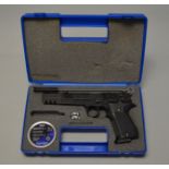 Walther .177 CP88 Co2 air pistol with accessories and case. Serial No.