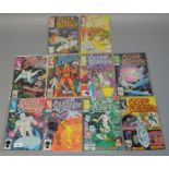 A collection of Marvel's Silver Surfer Volue 3 comics (4-17, 21, 22, 28, 29, 43,